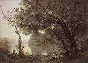 Corot Camille Memory of Mortefontaine oil painting